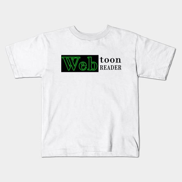 webtoon reader Kids T-Shirt by Kidrock96